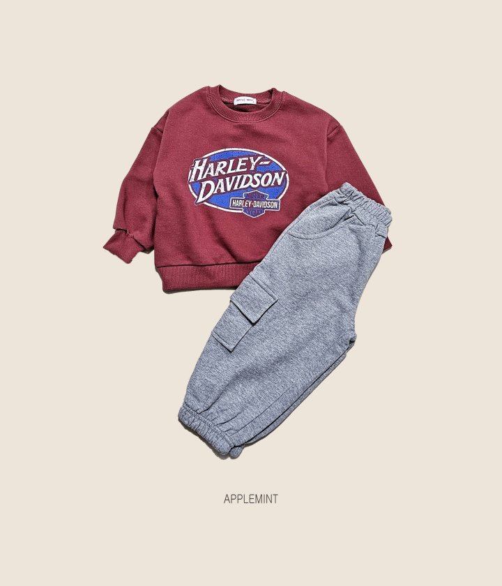 Applemint - Korean Children Fashion - #designkidswear - Harley Sweatshirt - 5