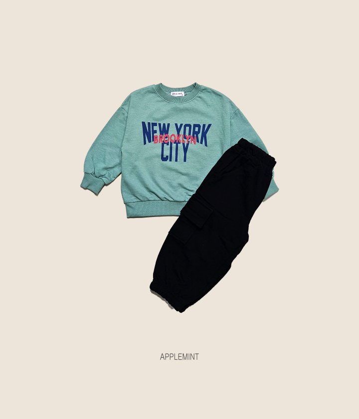 Applemint - Korean Children Fashion - #fashionkids - New York Sweatshirt - 4