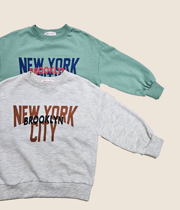 Applemint - Korean Children Fashion - #kidsstore - New York Sweatshirt - 5