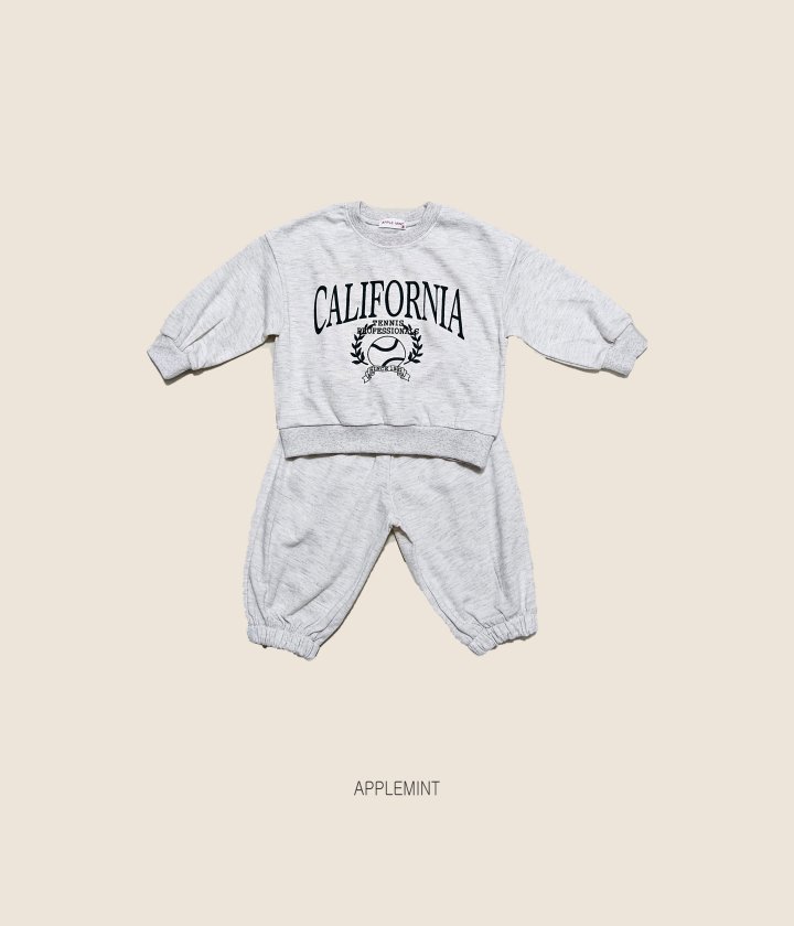 Applemint - Korean Children Fashion - #kidsshorts - California Sweatshirt - 4
