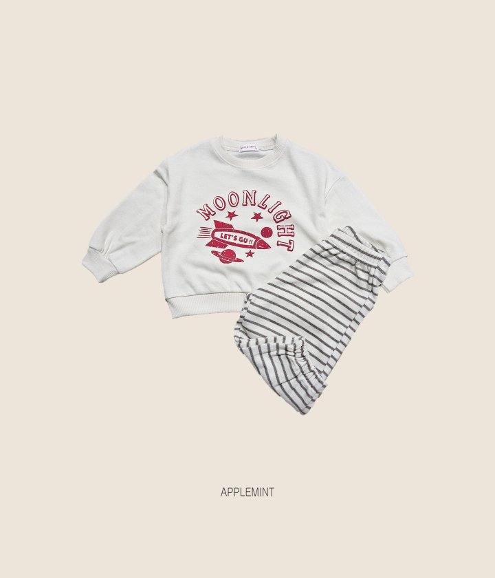 Applemint - Korean Children Fashion - #kidsstore - Moonlight Sweatshirt - 3