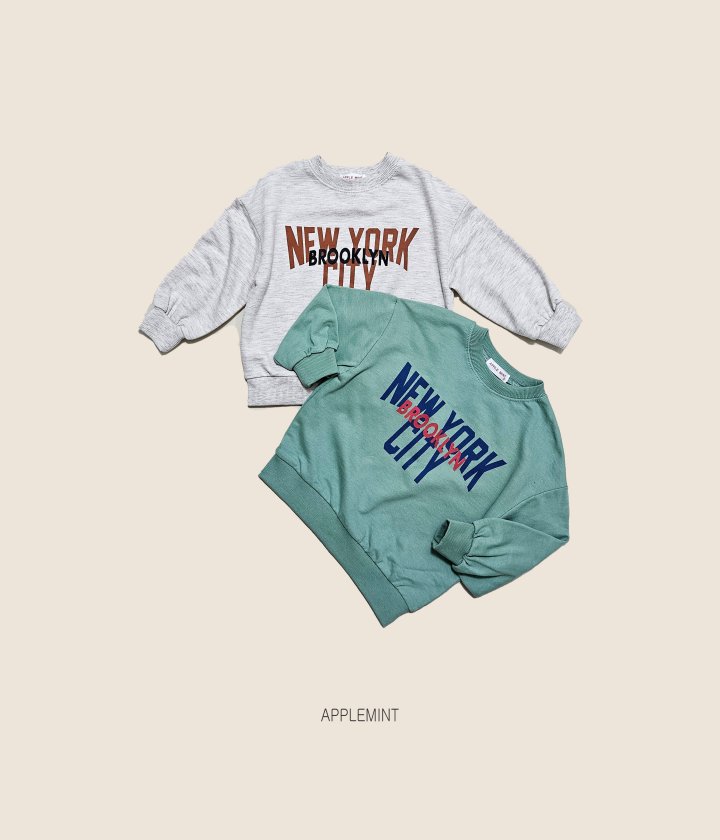 Applemint - Korean Children Fashion - #minifashionista - New York Sweatshirt - 10