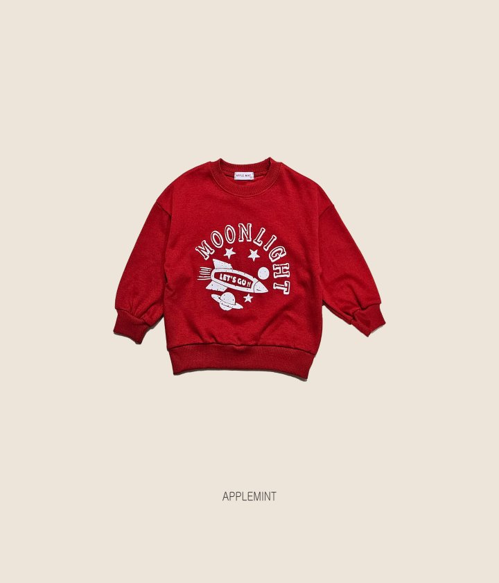 Applemint - Korean Children Fashion - #minifashionista - Moonlight Sweatshirt - 8