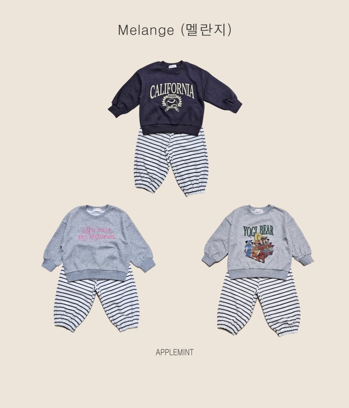 Applemint - Korean Children Fashion - #magicofchildhood - Stripe Pants - 4
