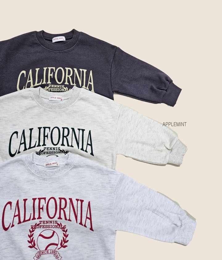 Applemint - Korean Children Fashion - #prettylittlegirls - California Sweatshirt - 10