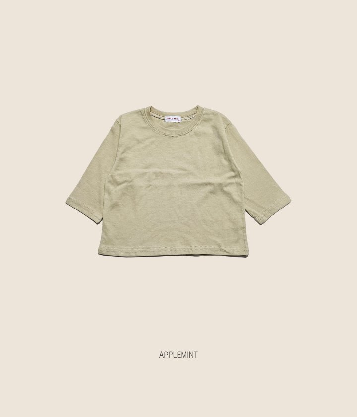 Applemint - Korean Children Fashion - #prettylittlegirls - Plain Single Tee - 7