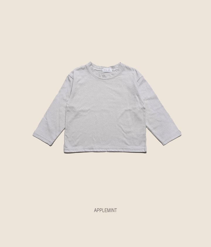 Applemint - Korean Children Fashion - #stylishchildhood - Plain Single Tee - 10