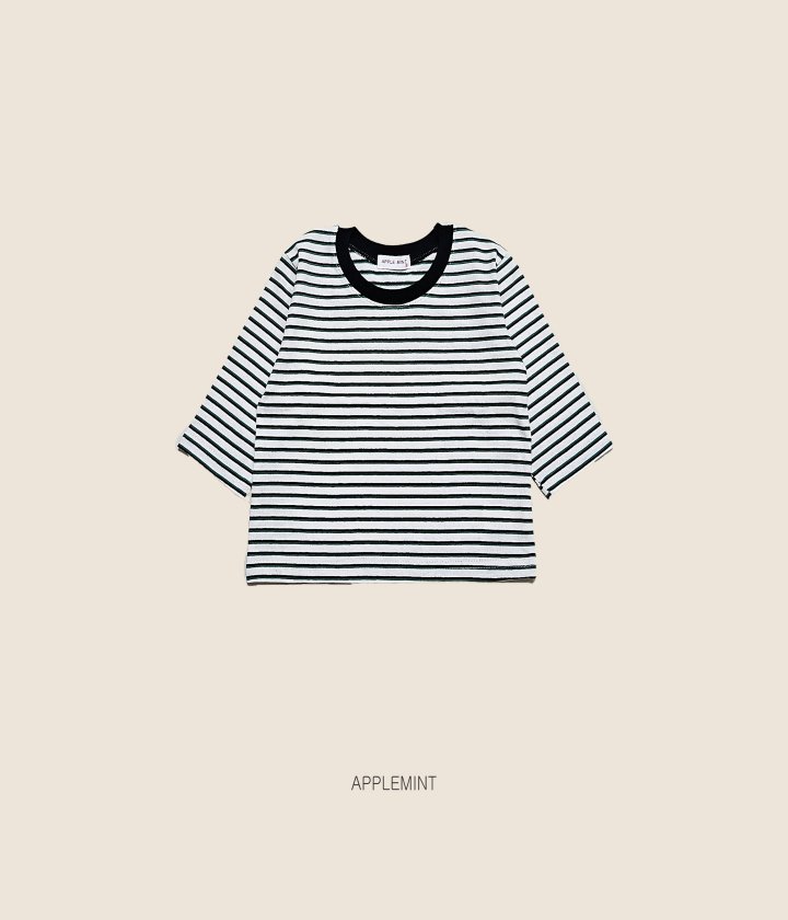 Applemint - Korean Children Fashion - #stylishchildhood - Cult Stripe Tee - 9