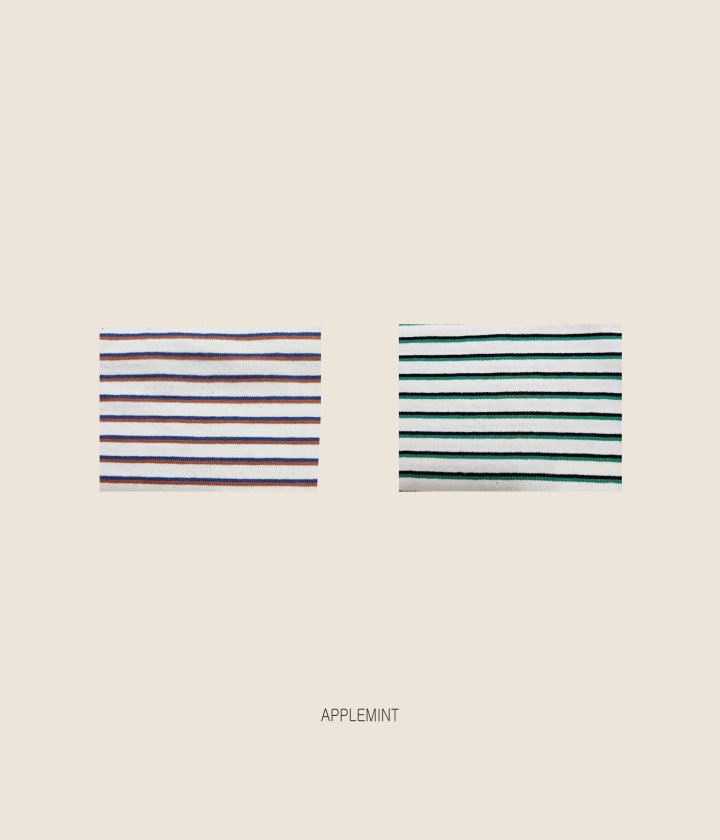 Applemint - Korean Children Fashion - #todddlerfashion - Cult Stripe Tee - 7