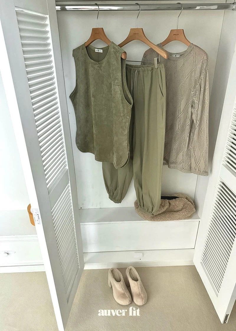 Auver_Fit - Korean Women Fashion - #momslook - Argyle See Through Tee - 5