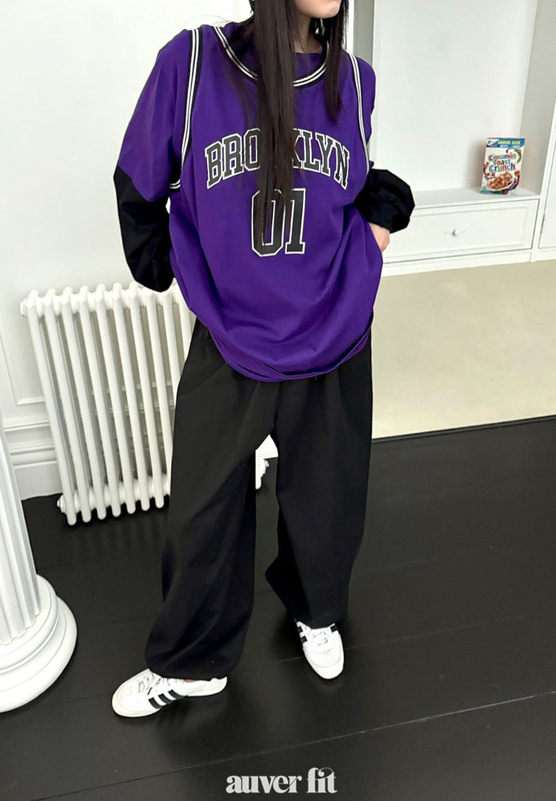 Auver_Fit - Korean Women Fashion - #momslook - Brooklyn Jersey Tee - 9