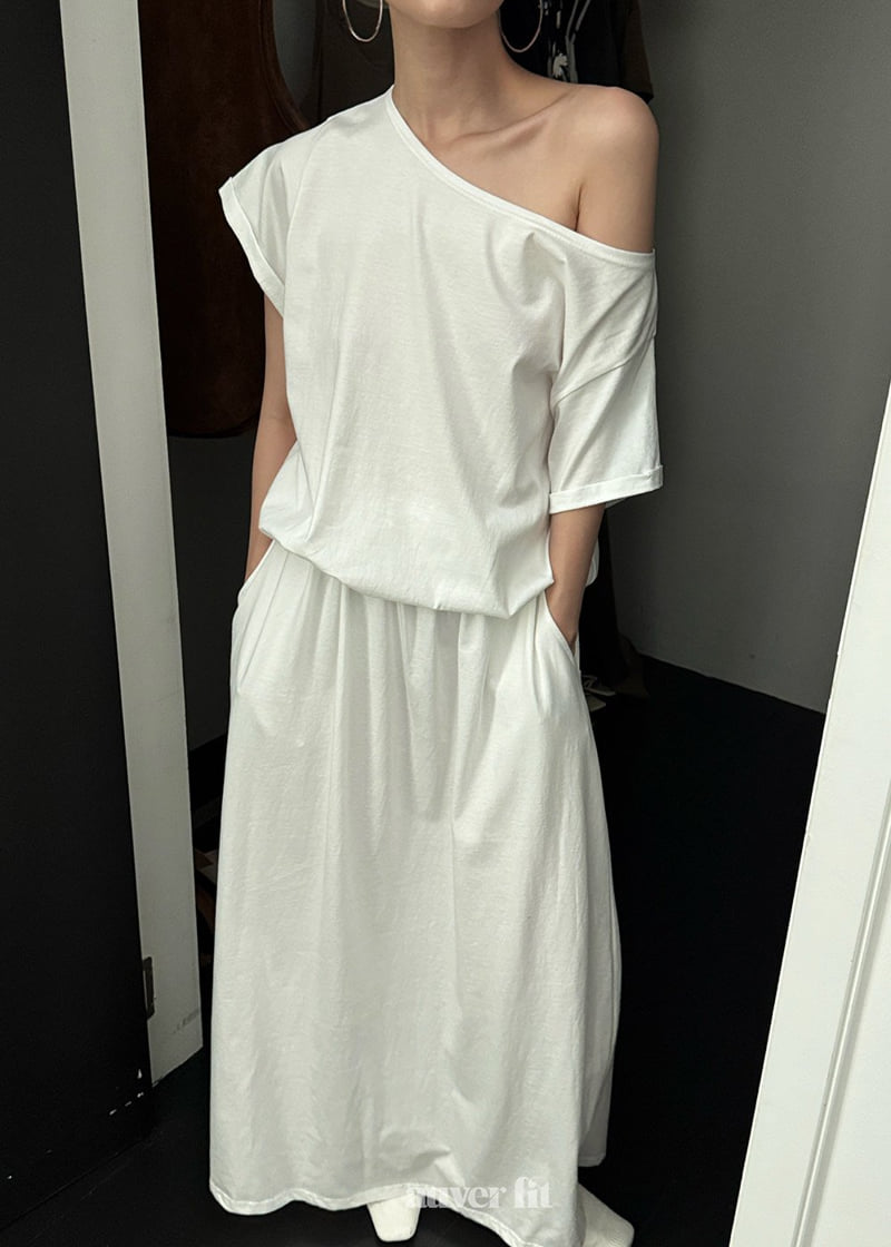 Auver_Fit - Korean Women Fashion - #momslook - Silky Cabri Long One-piece - 7
