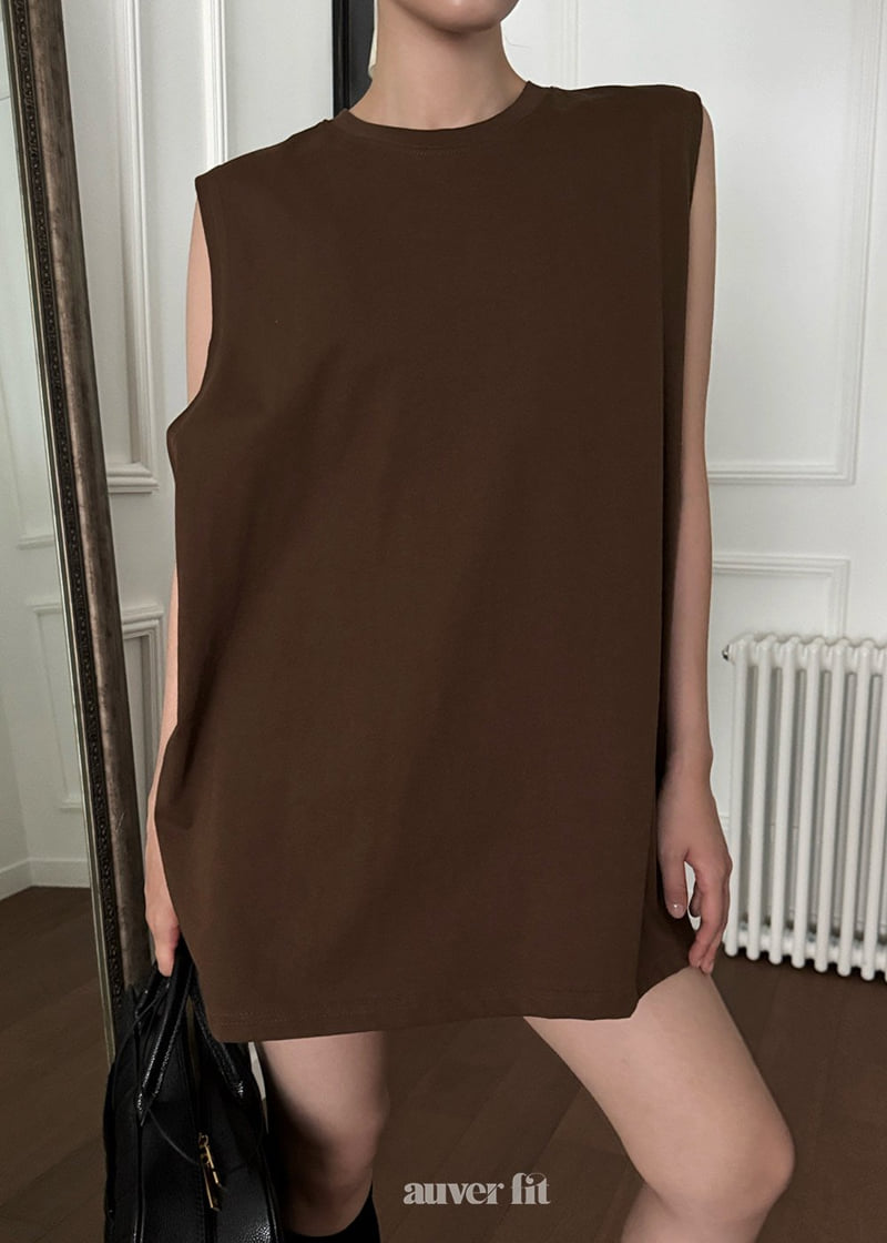 Auver_Fit - Korean Women Fashion - #momslook - Autumn Layered Sleeveless Top - 3