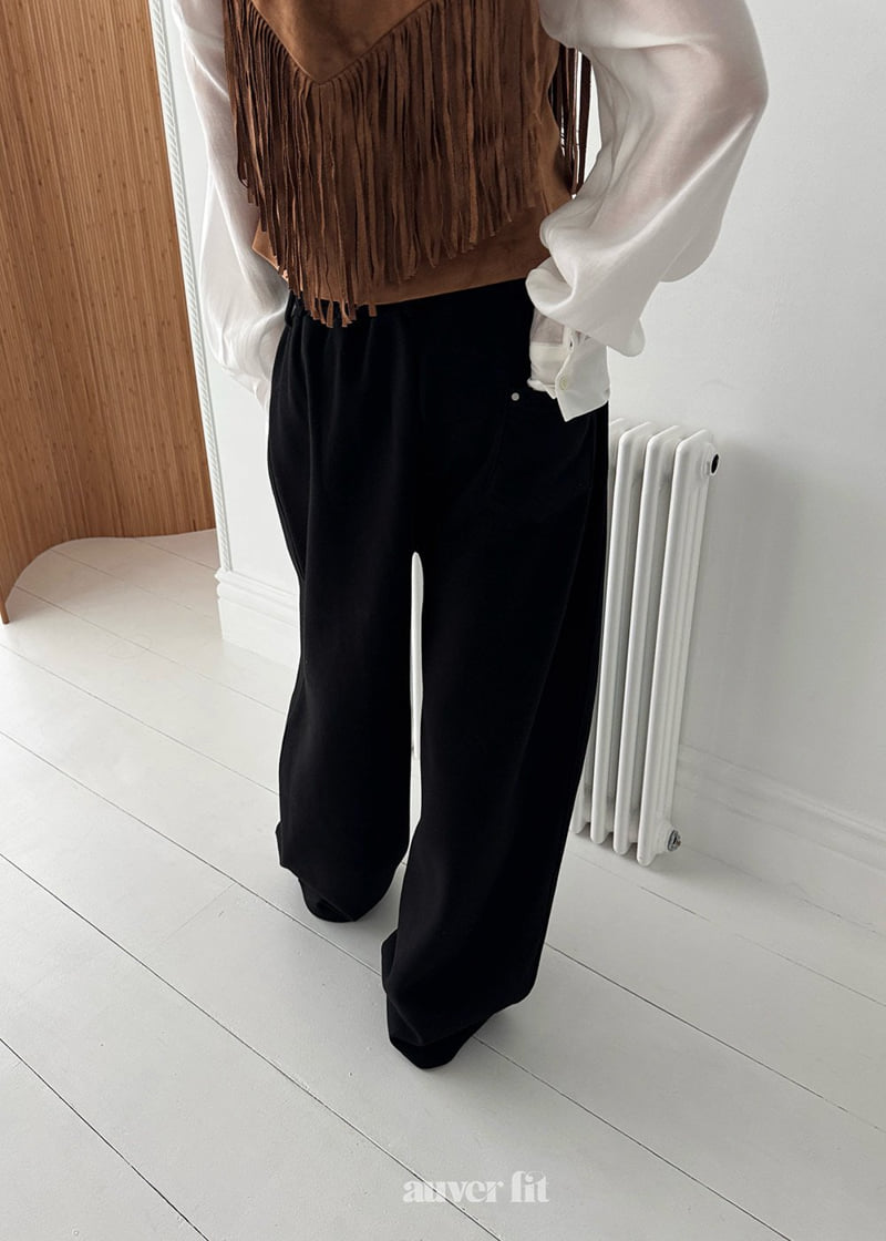 Auver_Fit - Korean Women Fashion - #momslook - Balloon Training Sweat Pants - 12