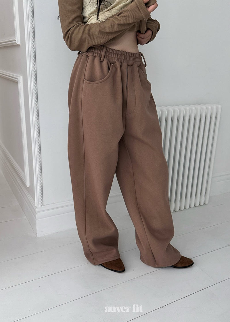 Auver_Fit - Korean Women Fashion - #momslook - Balloon Training Sweat Pants - 6