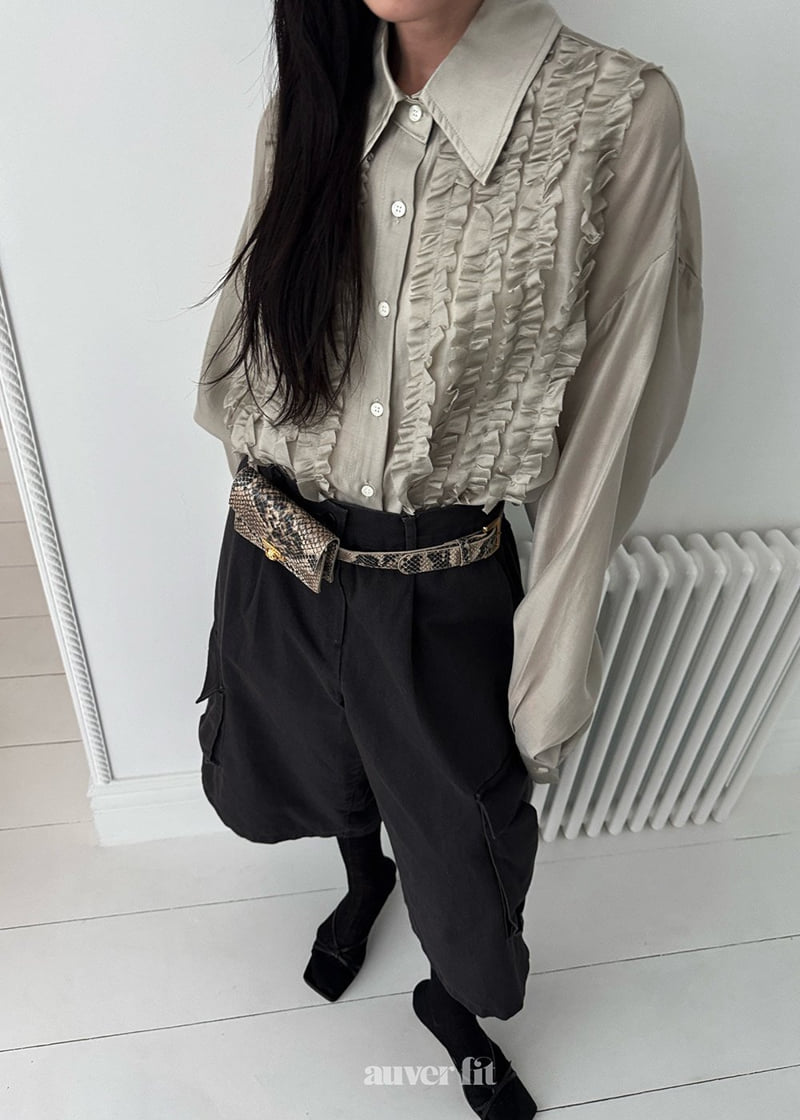 Auver_Fit - Korean Women Fashion - #momslook - Lovely Pintuck Blouse - 3