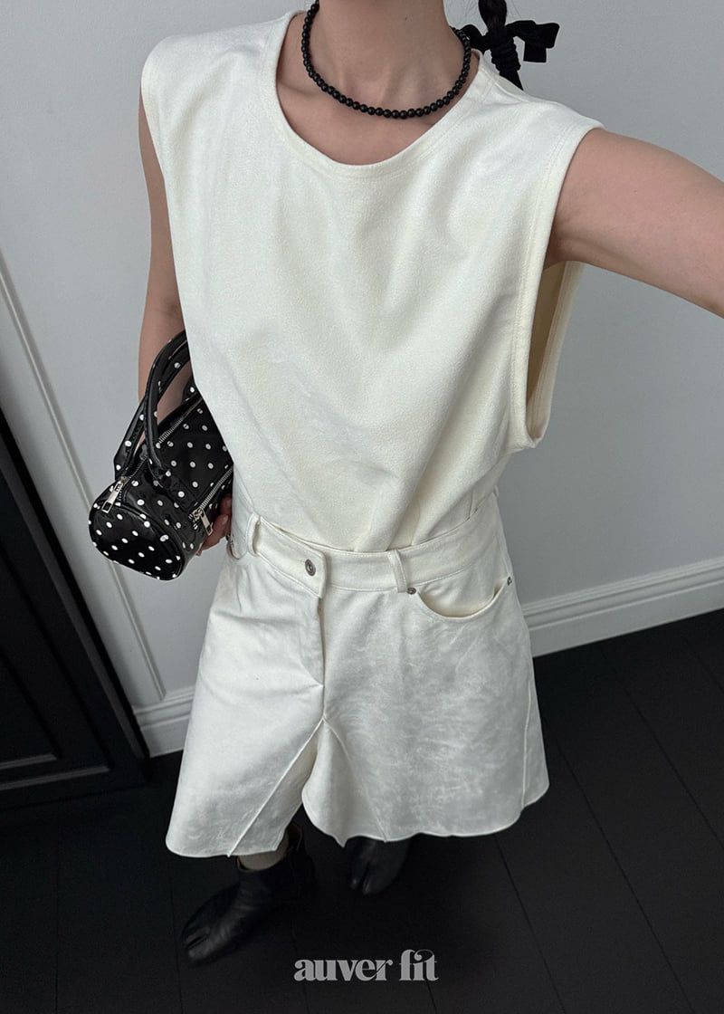 Auver_Fit - Korean Women Fashion - #momslook - Suede Skirt - 2