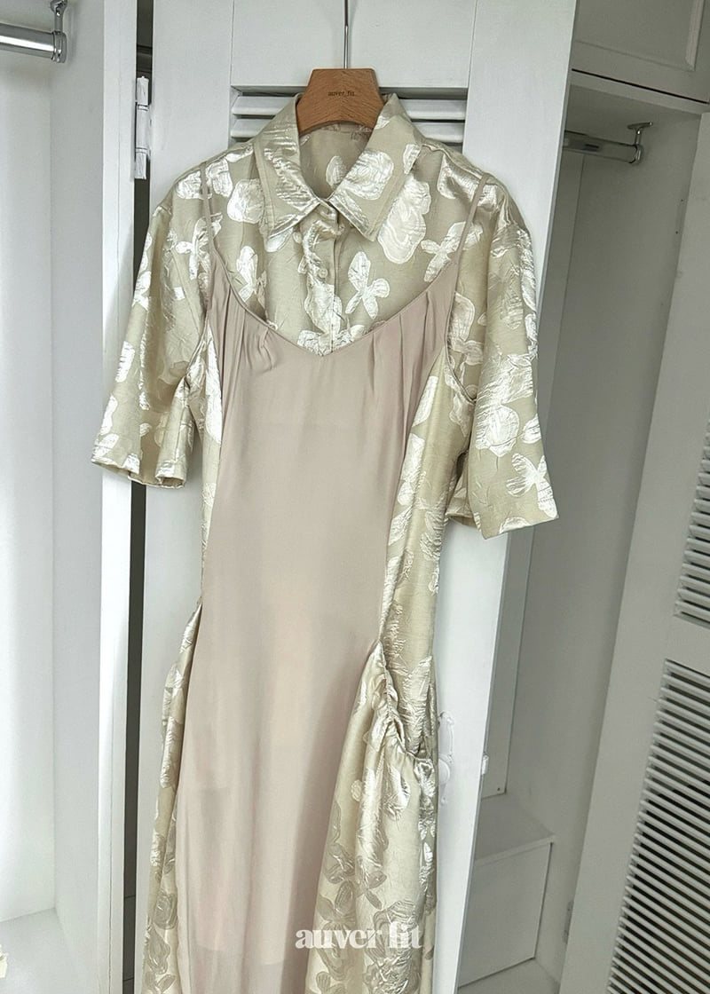 Auver_Fit - Korean Women Fashion - #pursuepretty - Silky Daisy One-piece - 8
