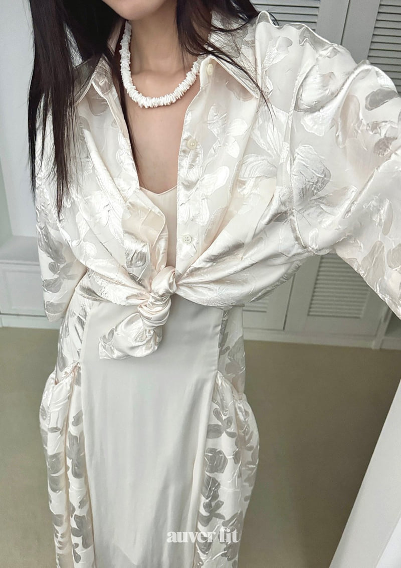 Auver_Fit - Korean Women Fashion - #pursuepretty - Silky Daisy Shirt - 7