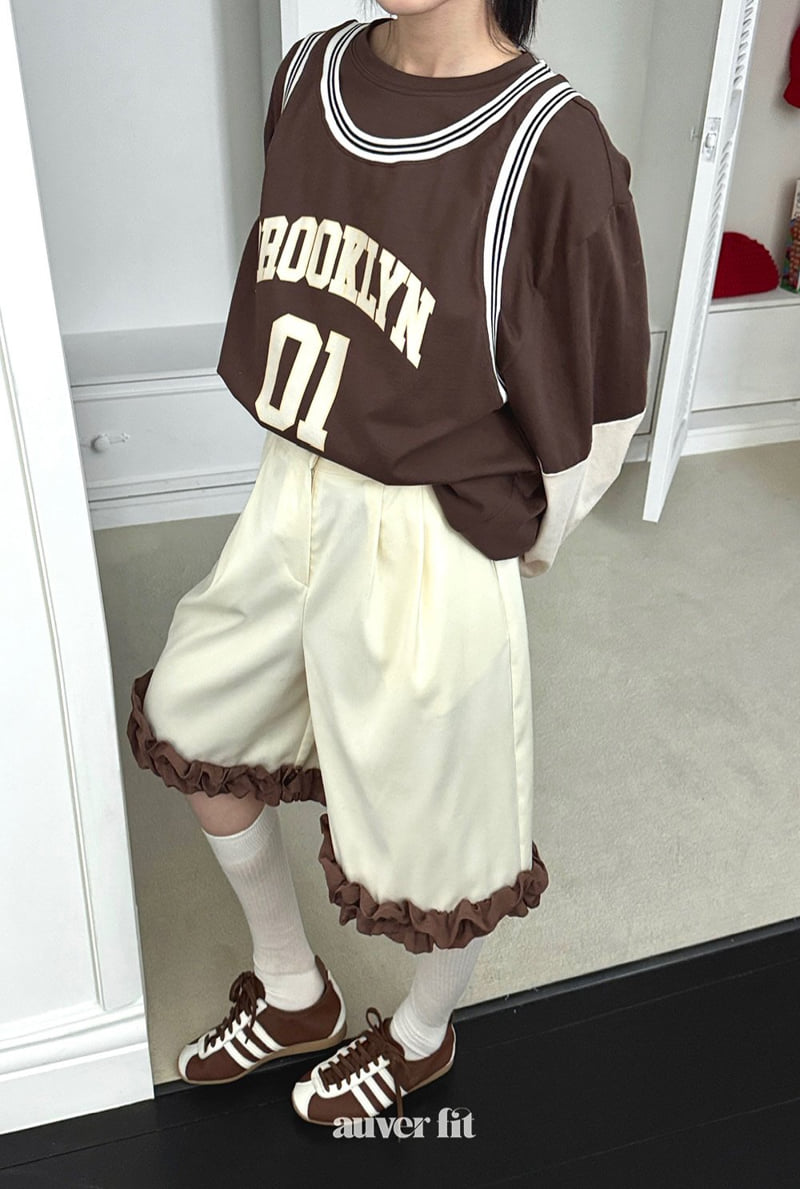 Auver_Fit - Korean Women Fashion - #pursuepretty - Brooklyn Jersey Tee - 3