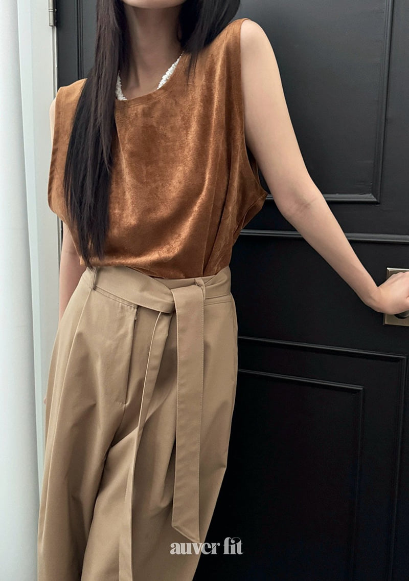 Auver_Fit - Korean Women Fashion - #pursuepretty - Belt Pants - 2