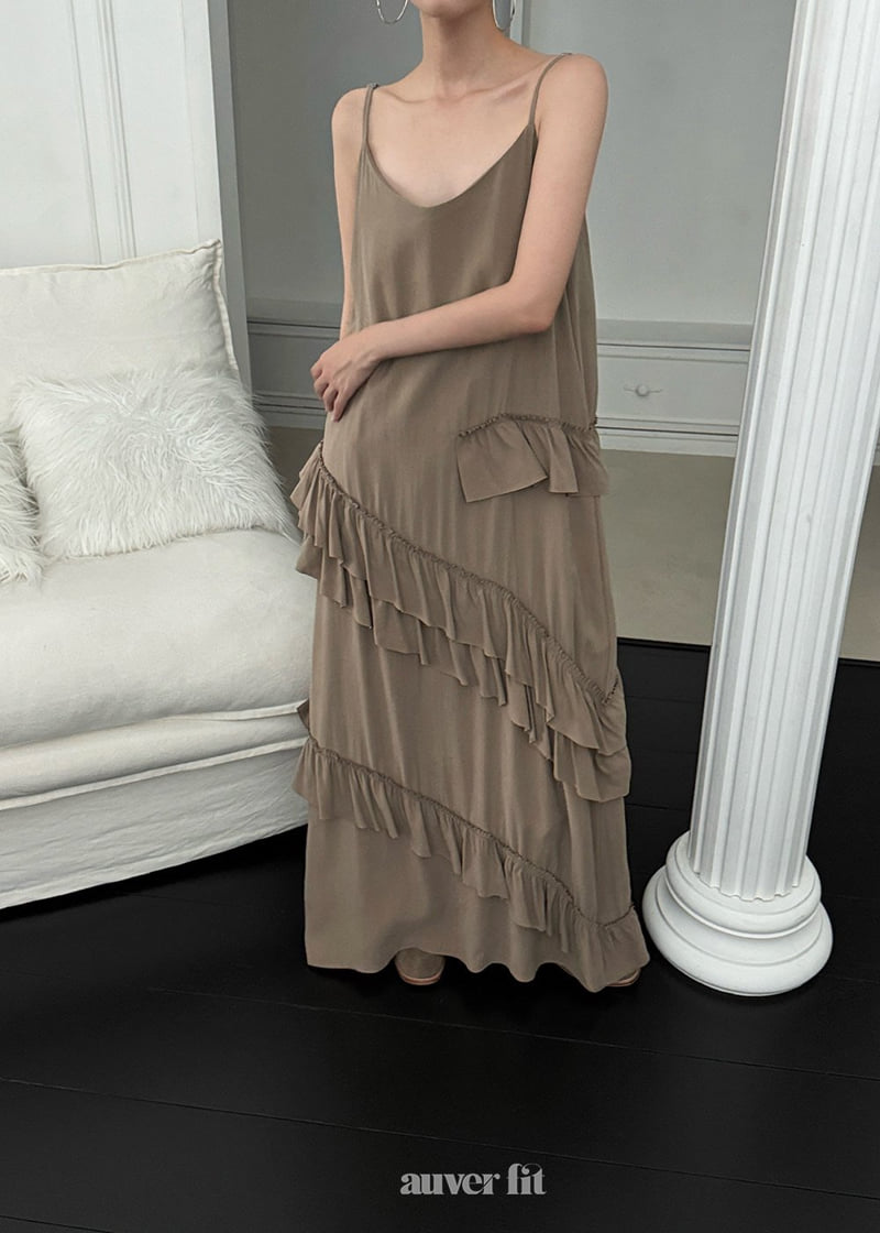 Auver_Fit - Korean Women Fashion - #vintagekidsstyle - Bohemian Maxi One-piece - 4