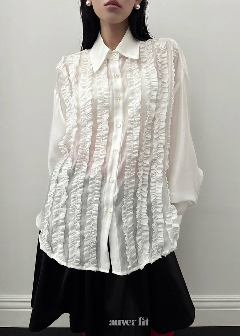 Auver_Fit - Korean Women Fashion - #pursuepretty - Lovely Pintuck Blouse - 9