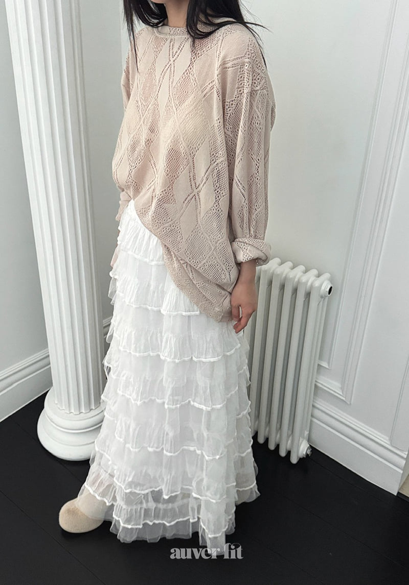 Auver_Fit - Korean Women Fashion - #restrostyle - Chiffon Cancan Skirt - 11