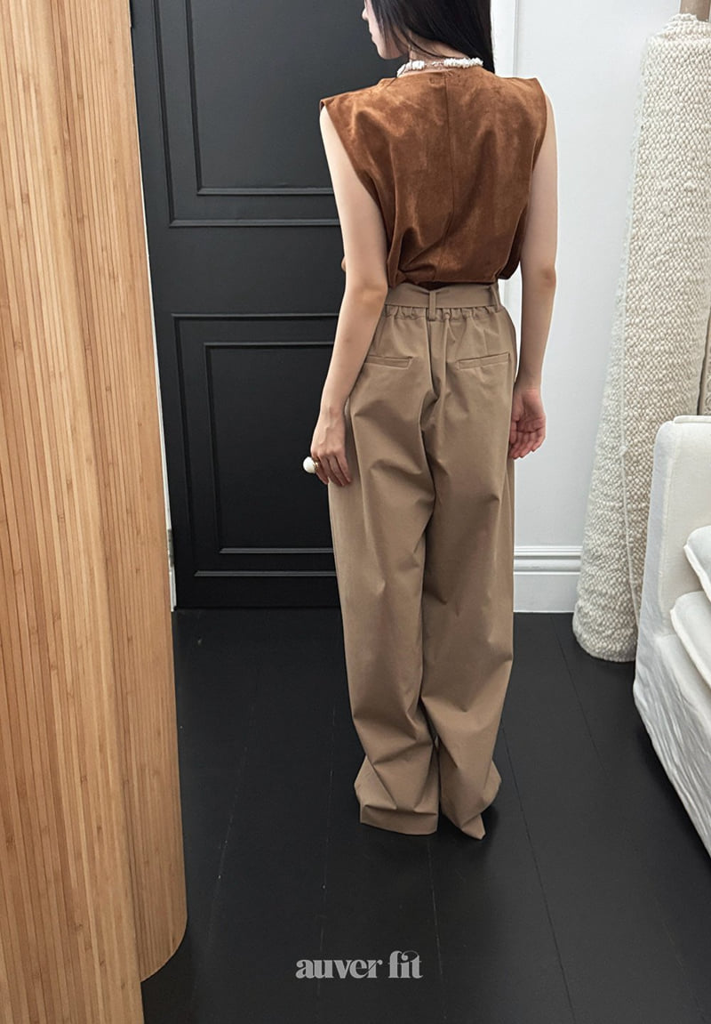 Auver_Fit - Korean Women Fashion - #restrostyle - Belt Pants - 3