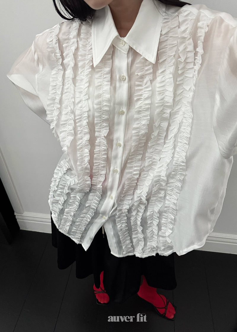 Auver_Fit - Korean Women Fashion - #restrostyle - Lovely Pintuck Blouse - 10