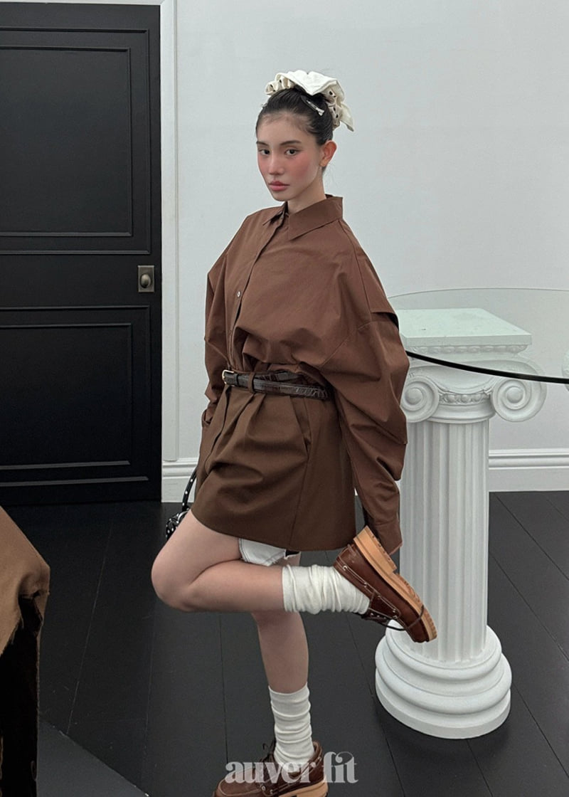 Auver_Fit - Korean Women Fashion - #restrostyle - Shirt Jacket Jumper - 7