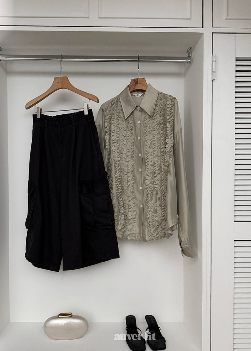Auver_Fit - Korean Women Fashion - #romanticstyle - Lovely Pintuck Blouse - 11