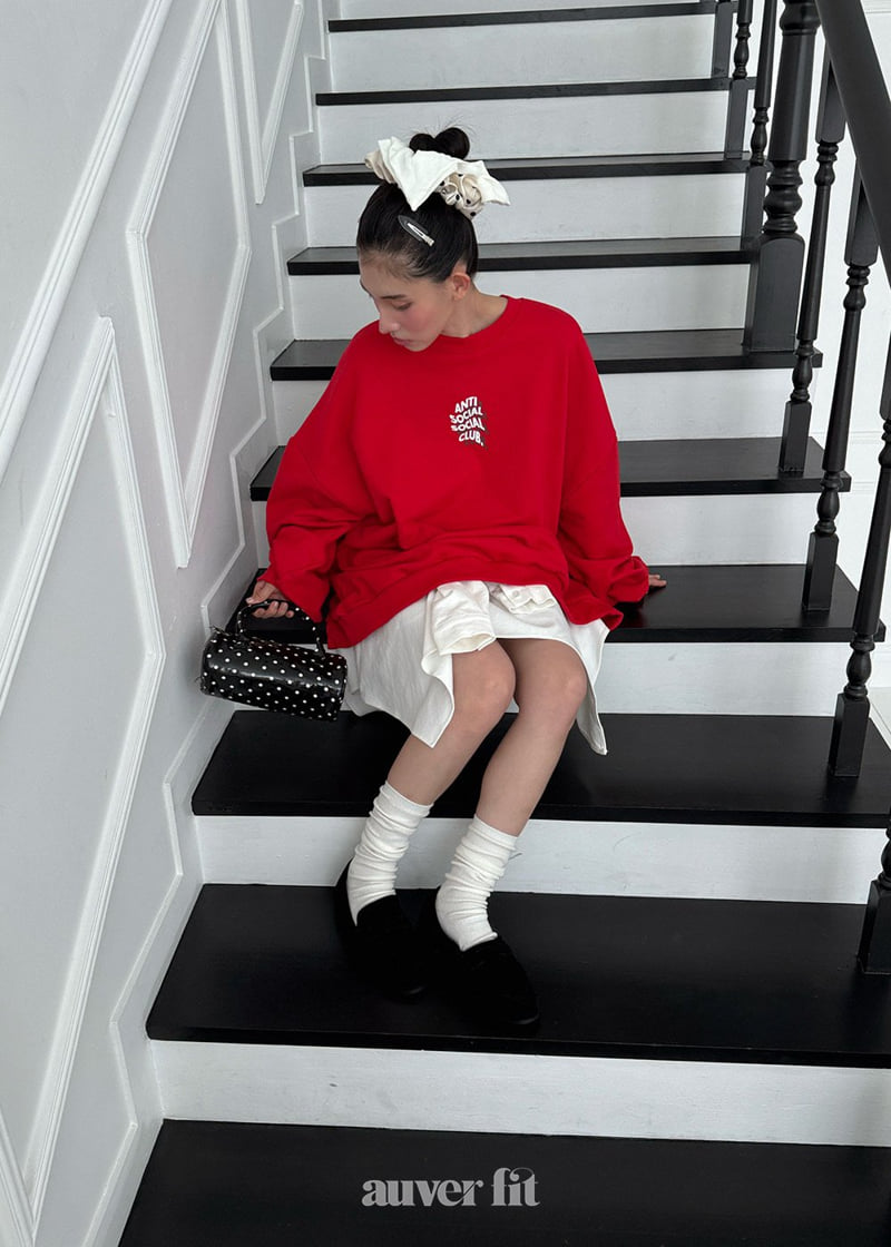 Auver_Fit - Korean Women Fashion - #romanticstyle - Shadow Sweatshirt - 6