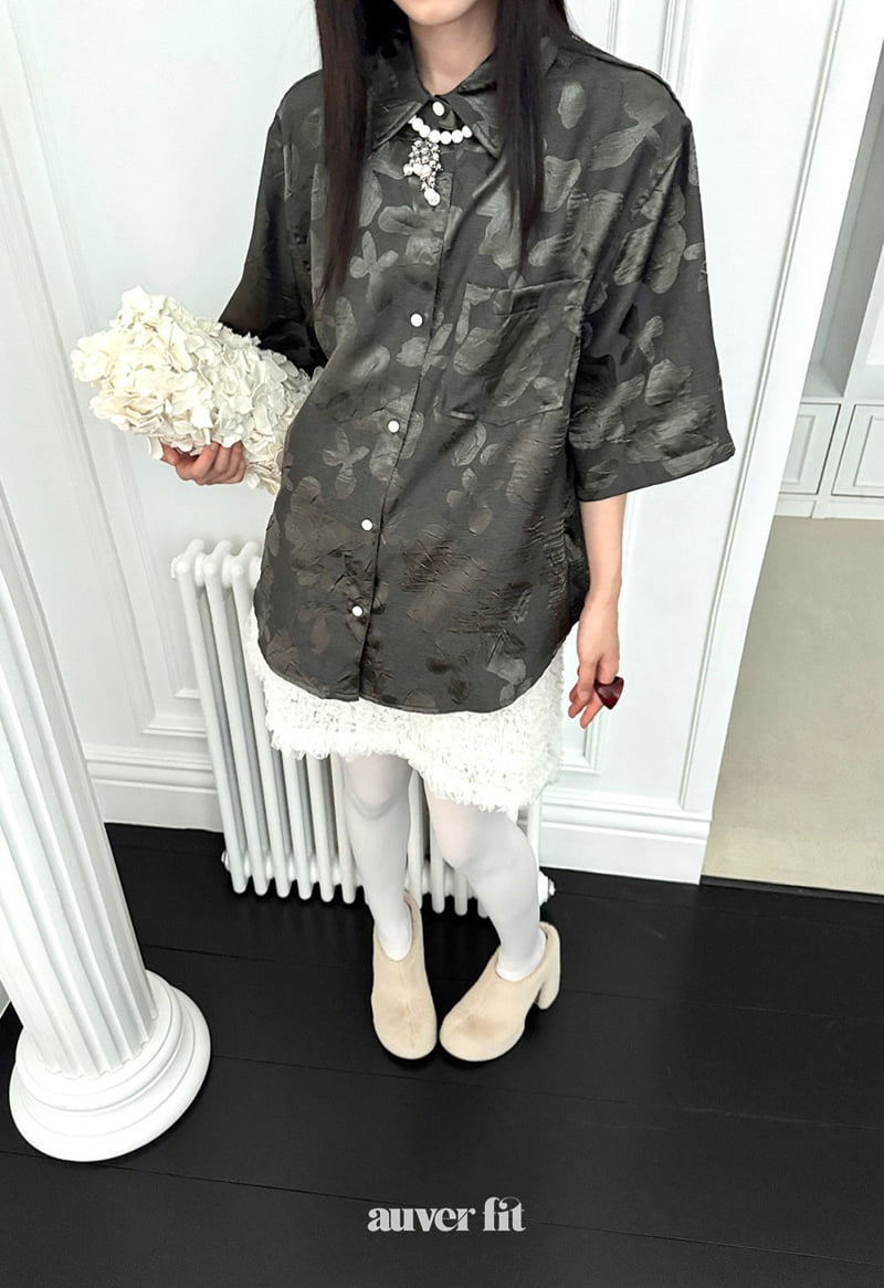 Auver_Fit - Korean Women Fashion - #thatsdarling - Silky Daisy Shirt - 11