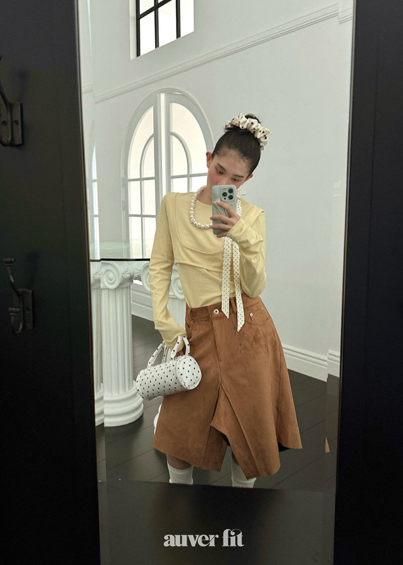 Auver_Fit - Korean Women Fashion - #thatsdarling - Bra Layered Tee