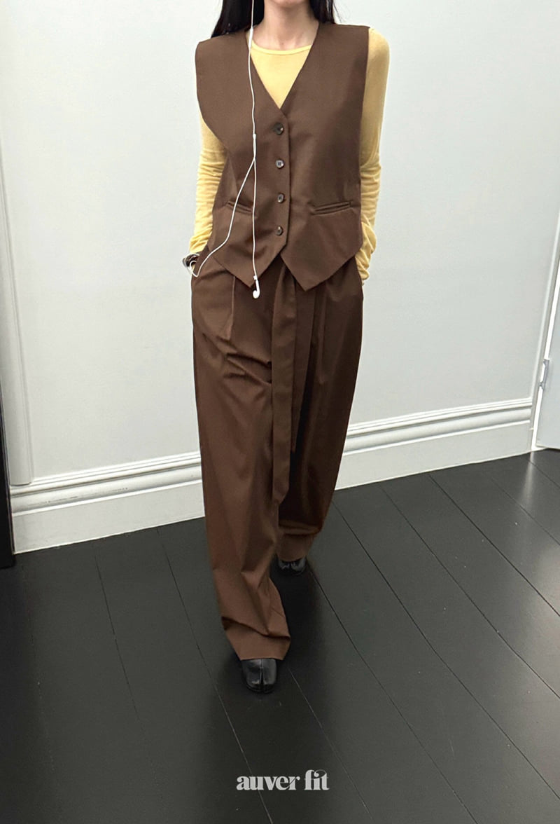 Auver_Fit - Korean Women Fashion - #thelittlethings - Belt Pants - 7