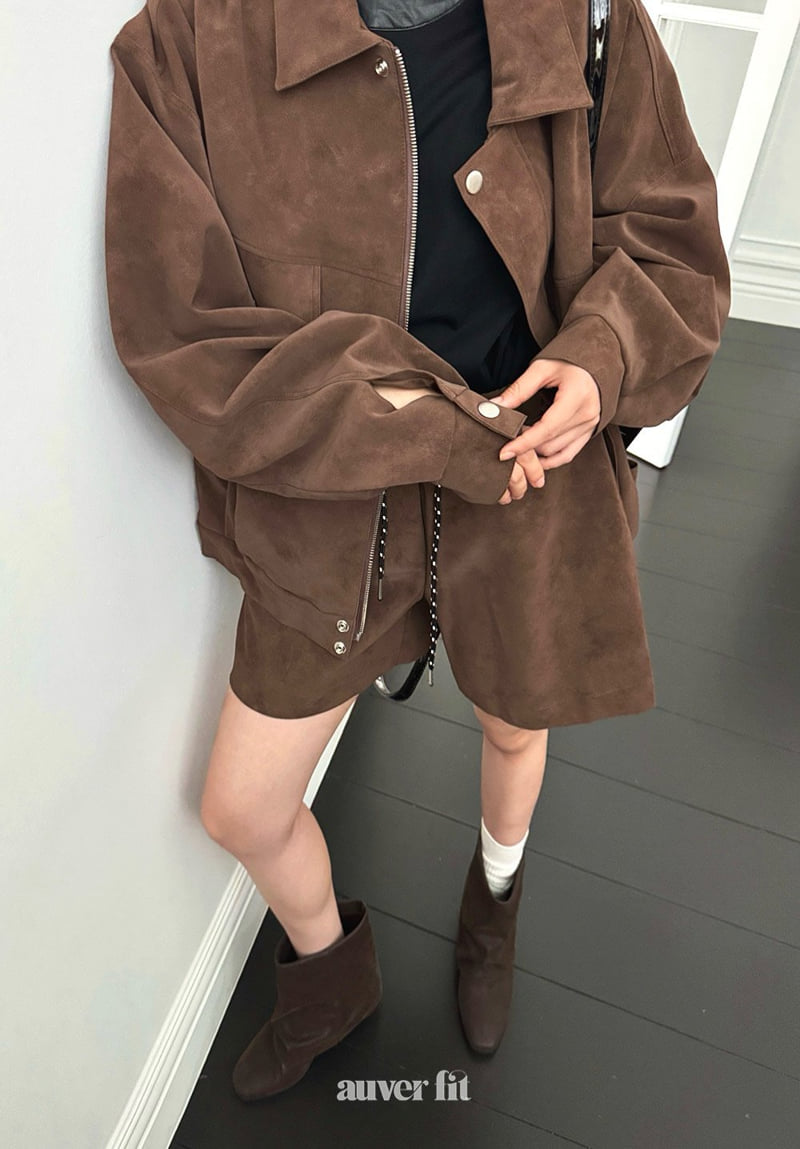 Auver_Fit - Korean Women Fashion - #womensfashion - Suede Bloson Jumper - 10