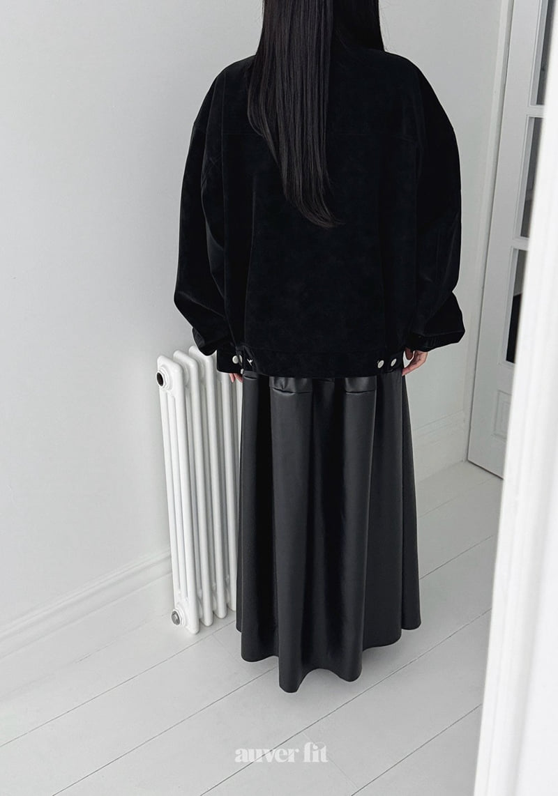 Auver_Fit - Korean Women Fashion - #womensfashion - Suede Bloson Jumper - 2