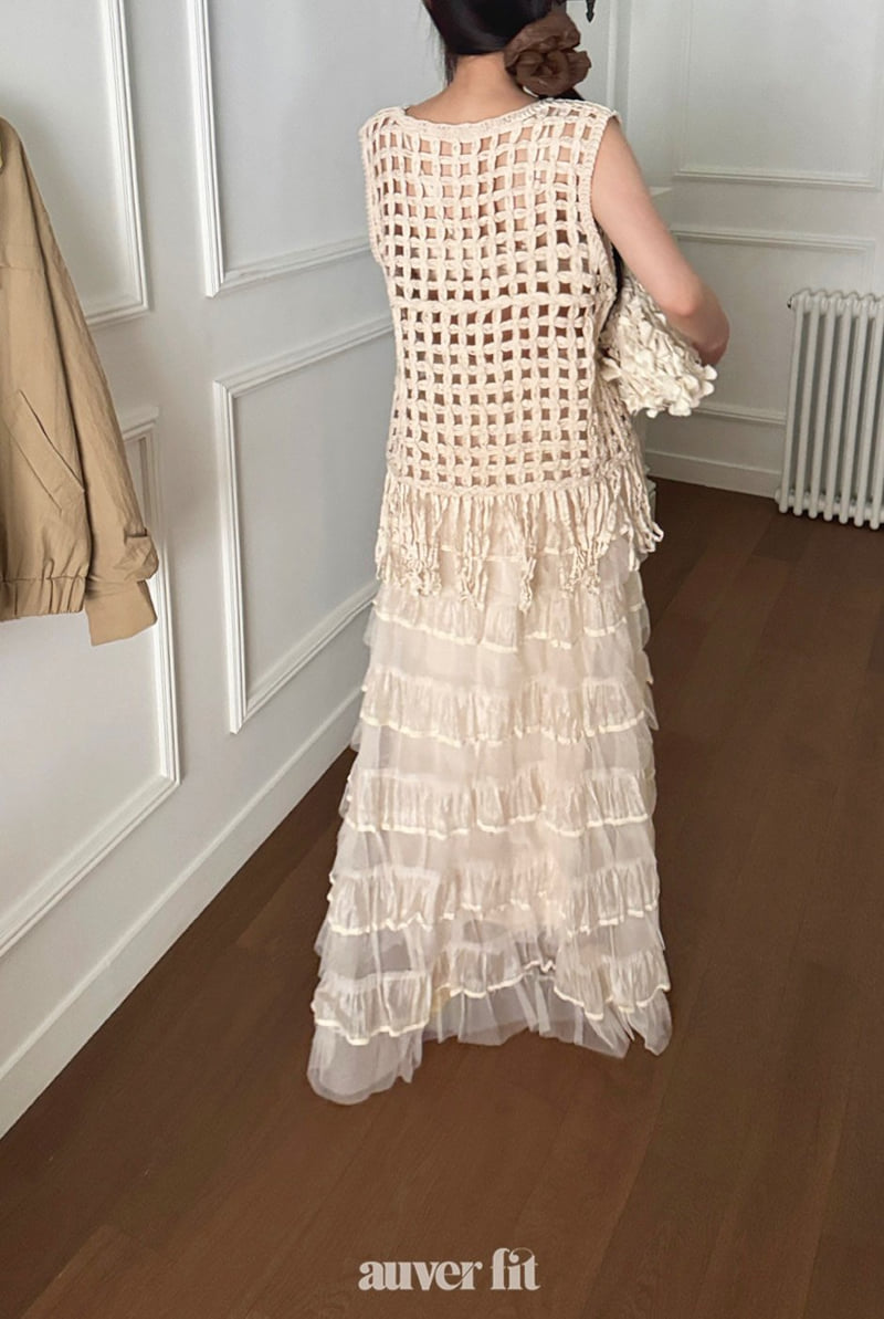 Auver_Fit - Korean Women Fashion - #womensfashion - Chiffon Cancan Skirt