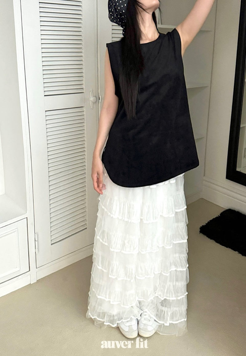 Auver_Fit - Korean Women Fashion - #womensfashion - Chiffon Cancan Skirt - 7