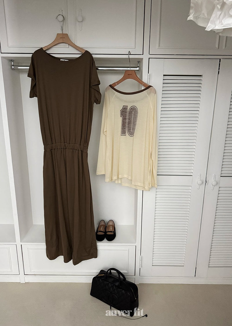 Auver_Fit - Korean Women Fashion - #momslook - Silky Cabri Long One-piece - 4