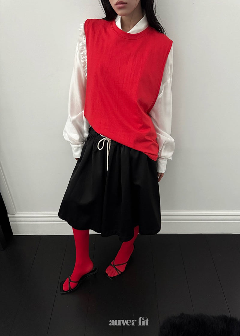 Auver_Fit - Korean Women Fashion - #womensfashion - Flare Half Skirt - 8