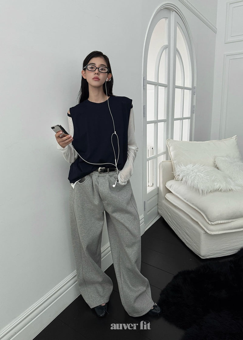Auver_Fit - Korean Women Fashion - #womensfashion - Balloon Training Sweat Pants - 7