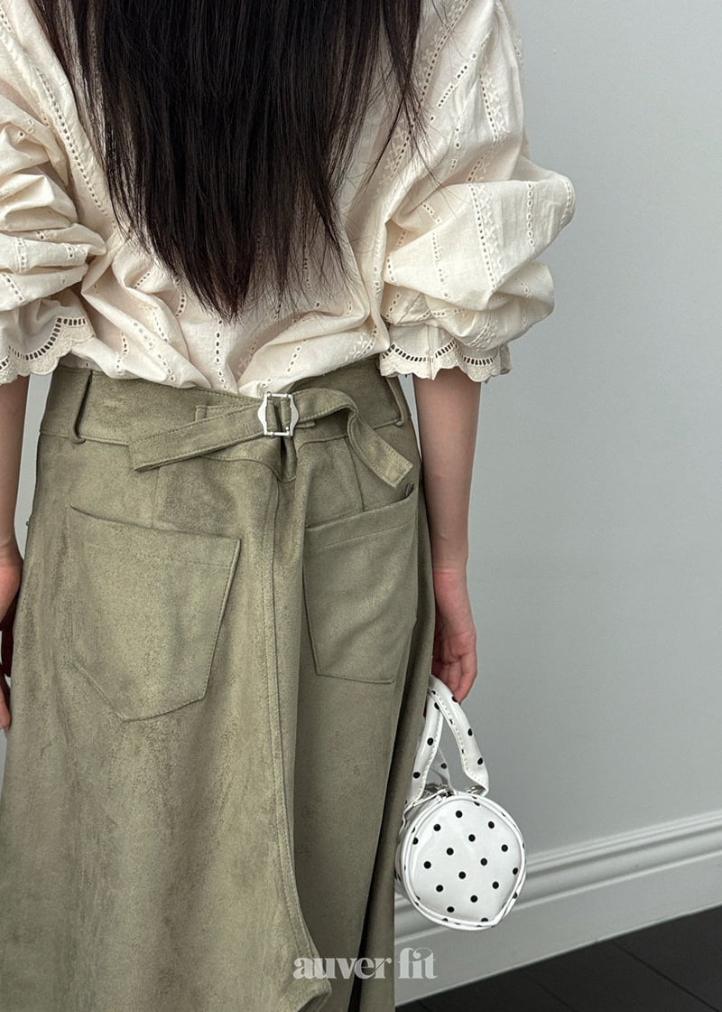 Auver_Fit - Korean Women Fashion - #womensfashion - Suede Skirt - 11