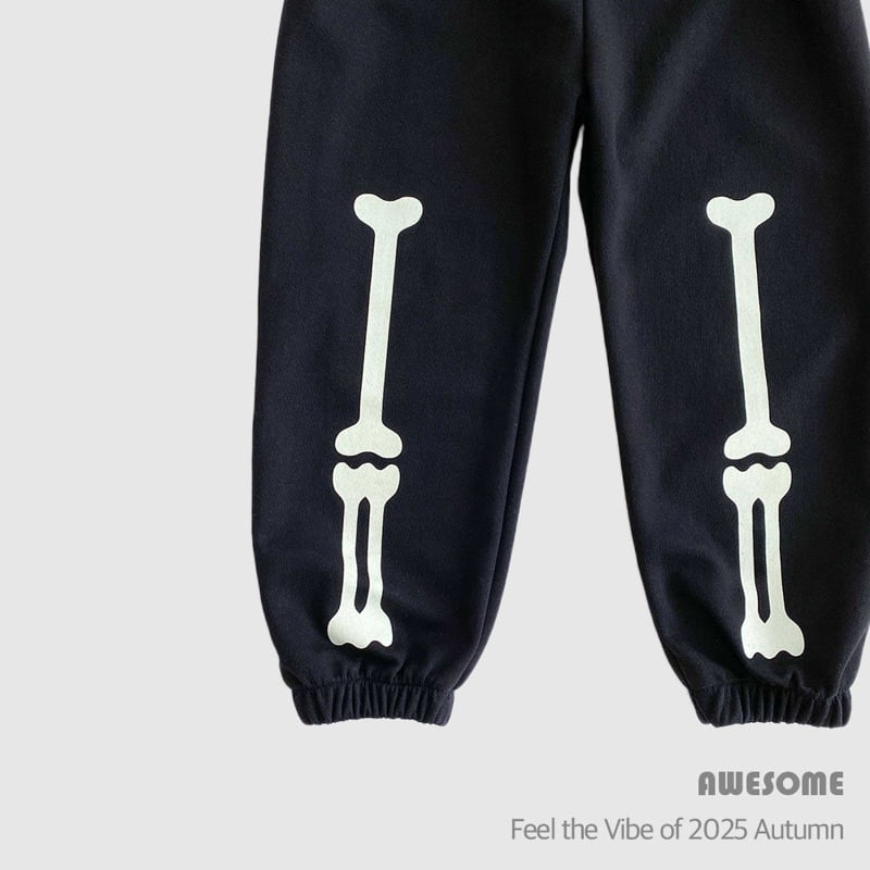 Awesome Bebe - Korean Children Fashion - #childofig - Skull Hood Set (Glow in the Dark) - 7