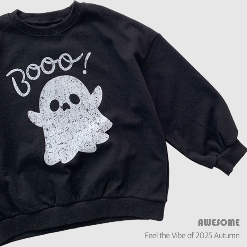 Awesome Bebe - Korean Children Fashion - #prettylittlegirls - Halloween Ghost Sweatshirt - 4