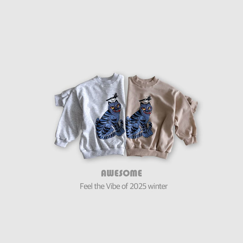 Awesome Bebe - Korean Children Fashion - #littlefashionista - Tiger Magpie Sweatshirt