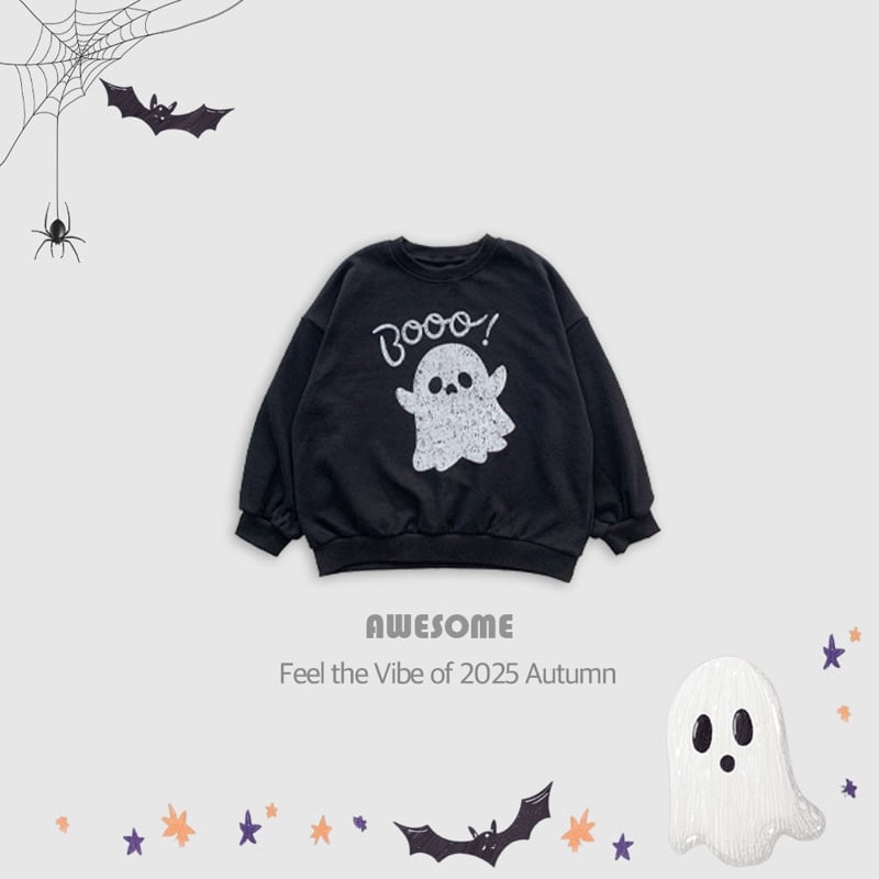 Awesome Bebe - Korean Children Fashion - #magicofchildhood - Halloween Ghost Sweatshirt