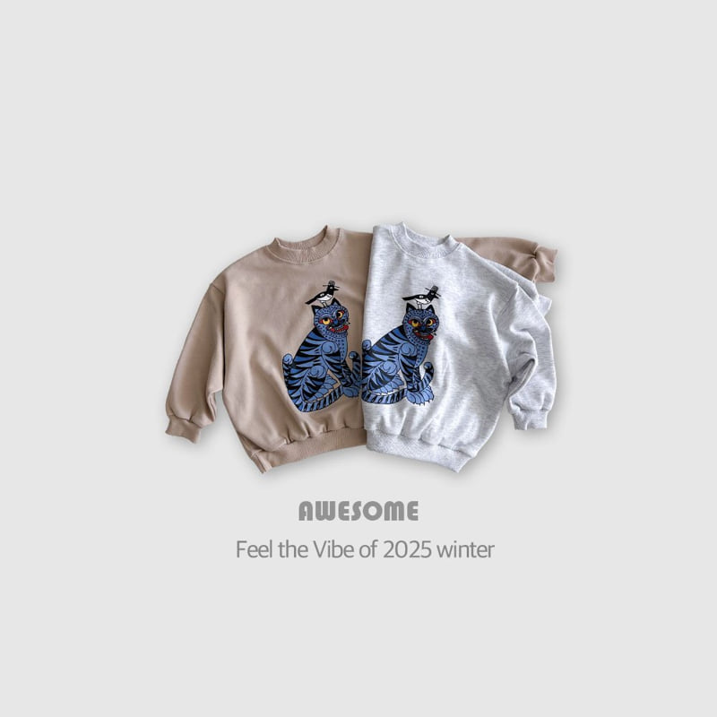 Awesome Bebe - Korean Children Fashion - #minifashionista - Tiger Magpie Sweatshirt - 3