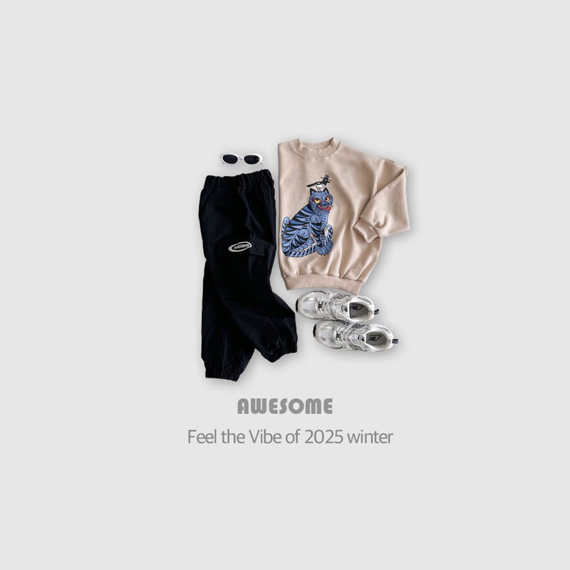 Awesome Bebe - Korean Children Fashion - #minifashionista - Tiger Magpie Sweatshirt - 4